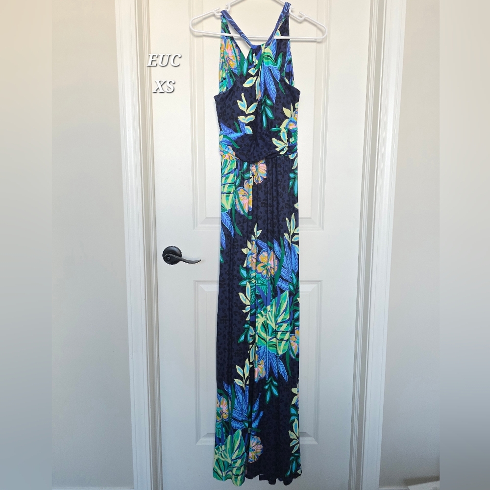Lilly Pulitzer Orla Halter Stretch Maxi Dress